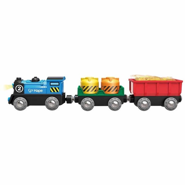 Hape: Battery Powered Rolling Stock Set Carousel 2