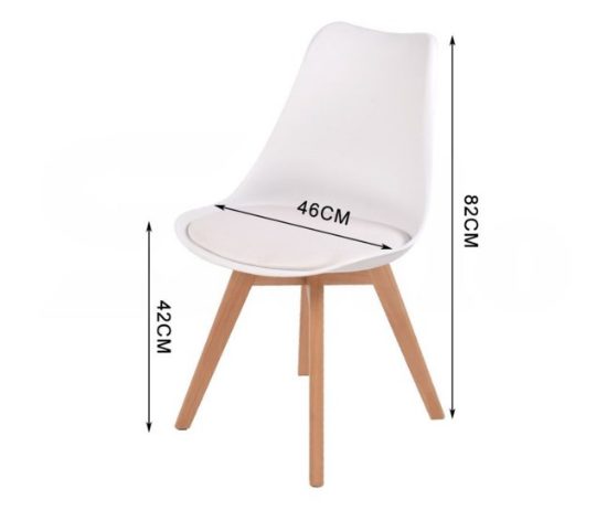 Dining Chair Boston Fabric Beige (Black Friday Clearance) Carousel 7