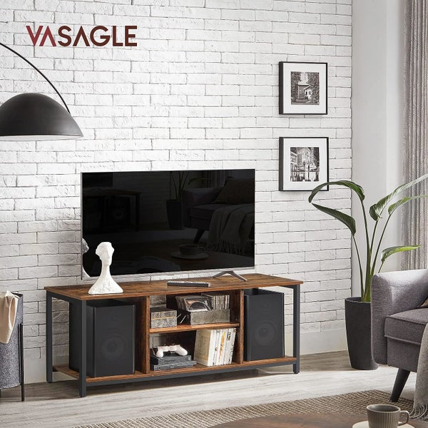 Vasagle 1.20M TV Cabinet - with Open Shelving Carousel 2