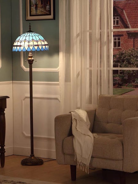 Large 40cm Shade Tiffany Pendant Light Carousel 4