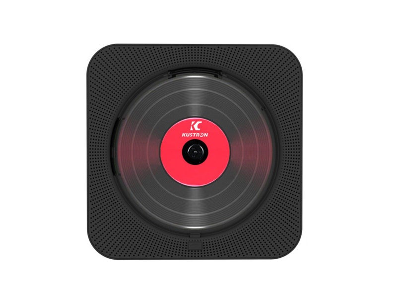 Portable CD Player with Bluetooth Receiver Music Player Home FM Radio - Black Carousel 3