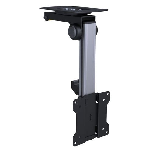 BRATECK 13-27" Fold-up Retractable TV Ceiling Mount with Flexible Sliding Rails. Carousel 1