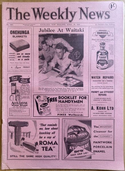 OLD NEWSPAPER: The Weekly News, No. 4927, 30 April 1958 Carousel 1