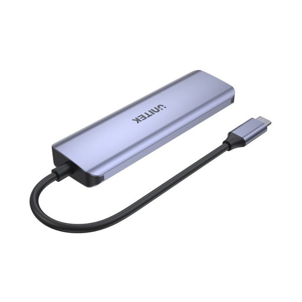 UNITEK 4-in-1 Multi Port Hub with USB-C Connector. Includes 2 x USB-C & 2 x USB Carousel 2