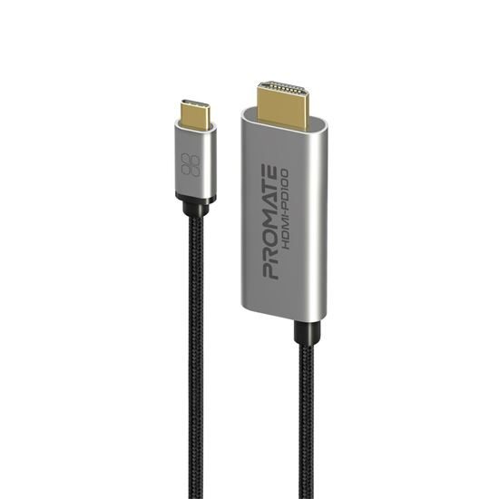 PROMATE 1.8m 4K USB-C to HDMI Cable with Gold Plated Connectors. Supports Max Re Carousel 1