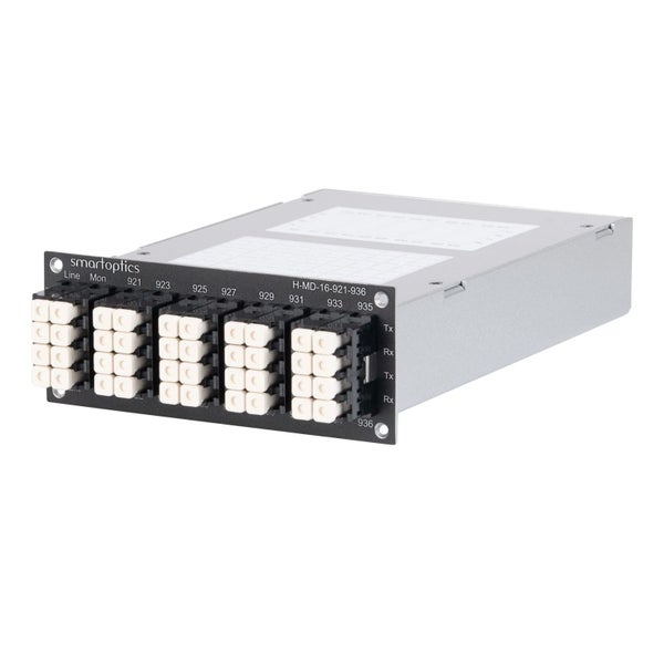 SMARTOPTICS H-Series 16ch Passive DWDM Mux / Demux Module 113mm Width. Mounts in Carousel 1