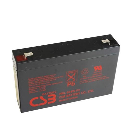 CSB 6V 34W 9Ah Replacement Battery for 5P Rack Mount Models: 5P650iR (2), 5P850i Carousel 1