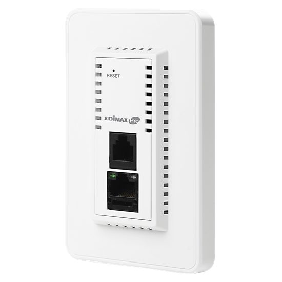 EDIMAX AC1200 In-Wall Dual-Band PoE Access Point. 802.11ac High speed dual-band. Carousel 1