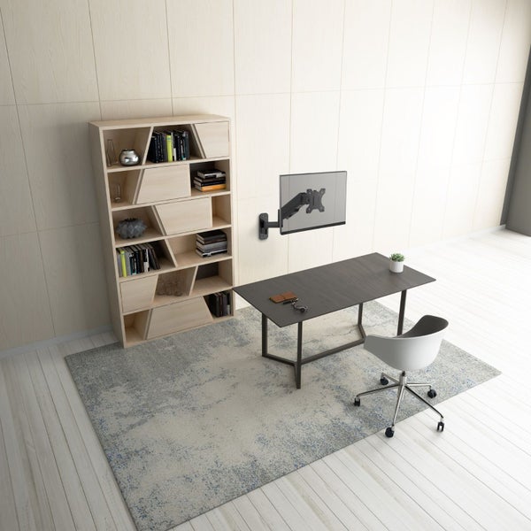 BRATECK 17''-32'' Single Screen Wall Mounted Gas Spring Monitor Arm. Max load: 9 Carousel 6