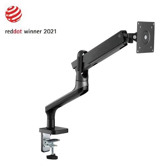 BRATECK 17"-32" Premium Aluminium Spring-Assisted Desk Mount Monitor Arm. Suppor Carousel 1