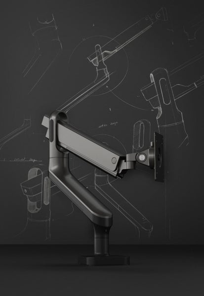 BRATECK 17"-32" Premium Aluminium Spring-Assisted Desk Mount Monitor Arm. Suppor Carousel 4