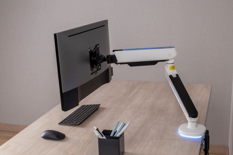 BRATECK 17"-32" Premium Gaming Monitor Arm with RGB Lighting. Gas-Spring Desk Mo Carousel 6