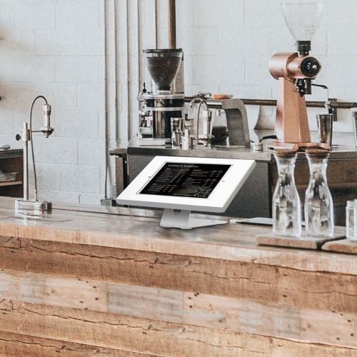 BRATECK Anti-Theft Countertop/Wall Mount Tablet Kiosk. For 9.7/10.2 iPad, 10.5 i Carousel 2