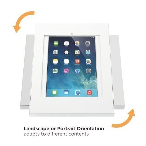 BRATECK Anti-Theft Countertop/Wall Mount Tablet Kiosk. For 9.7/10.2 iPad, 10.5 i Carousel 5