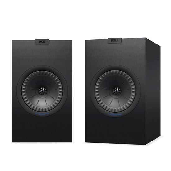 KEF Bookshelf Speaker. CFD-designed Port. 2-Way bass reflex. Uni-Q array: 1x 6.5 Carousel 1