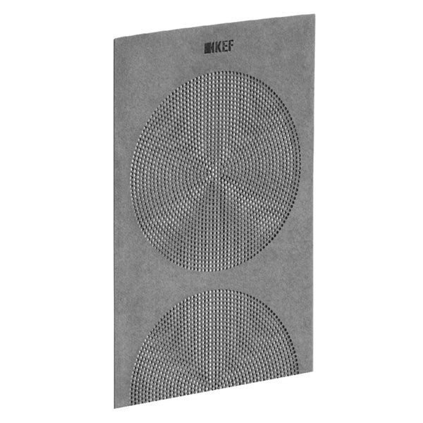 KEF Microfibre Grilles to fit KEF R7. Colour - Grey. SOLD AS A PAIR Carousel 2