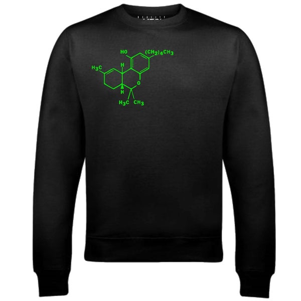 Men's Cannabis Molecule Sweatshirt Carousel 1