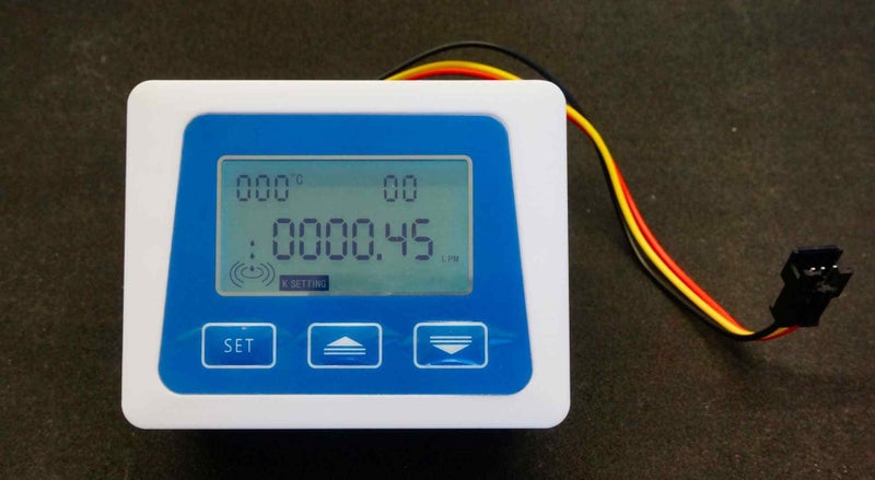 Flow Meter and display unit. 3/4" BSP / 19mm - Detect water leaks early !! Carousel 2