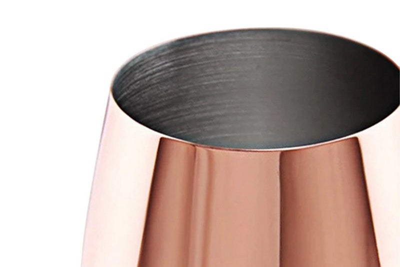 Stainless Steel Stemmed Wine Glasses Shatter Proof Unbreakable Wine Goblets-Rose Carousel 2