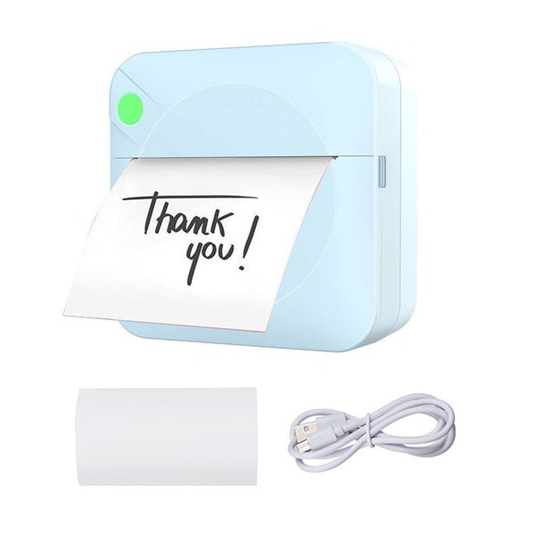 Mini Pocket Printer Blue-tooth Wireless Thermal Printer Printing Paper Inkless Carousel 1