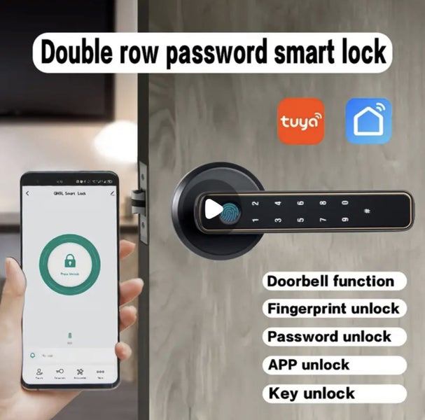 1pc Smart Door Lock Multifunctional Smart Lock ** NZ Stock ** Carousel 1