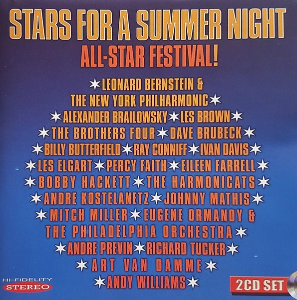 STARS FOR A SUMMER NIGHT top selling 1961 two LP [cd's] packed with classics! Carousel 1