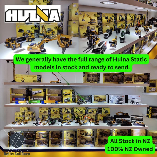 HUINA 1594 EXCAVATOR Remote RC WHITE 1:14 Scale Digger (Hui Na) image 8