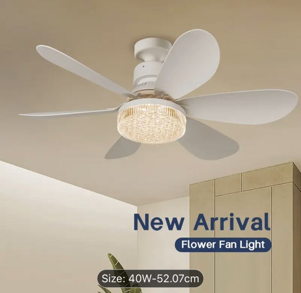 Socket Fan Light – Deluxe Model Warm Light Ceiling Fans with Lights Ceiling Fan Carousel 1