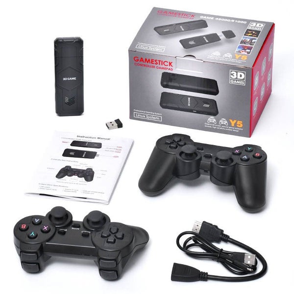 "PLUG N PLAY" old school Retro Game 45K Game + 2x Wireless Controllers Carousel 8