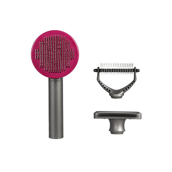 Pawz 3Pcs Pet Grooming Tools Gift Set Dog Cat Hair Cleaning Brushes Comb Carousel 1