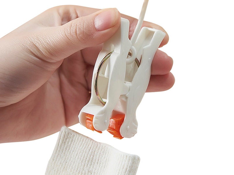 14 Clips Foldable Hanger Laundry Pinch Hanger Multi-Functional Clothes Hanger Carousel 2