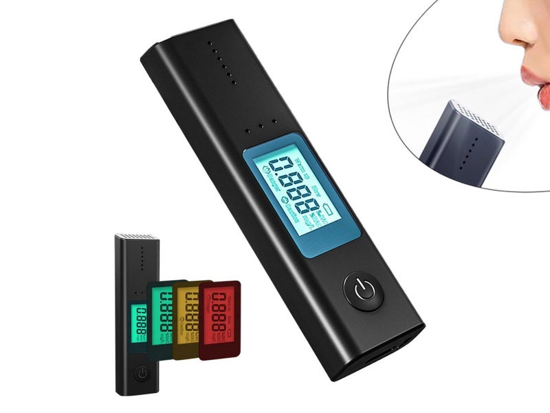 1Pc Digital LCD Breathalyzer Portable Breath Alcohol Tester Alcohol Detector Carousel 1