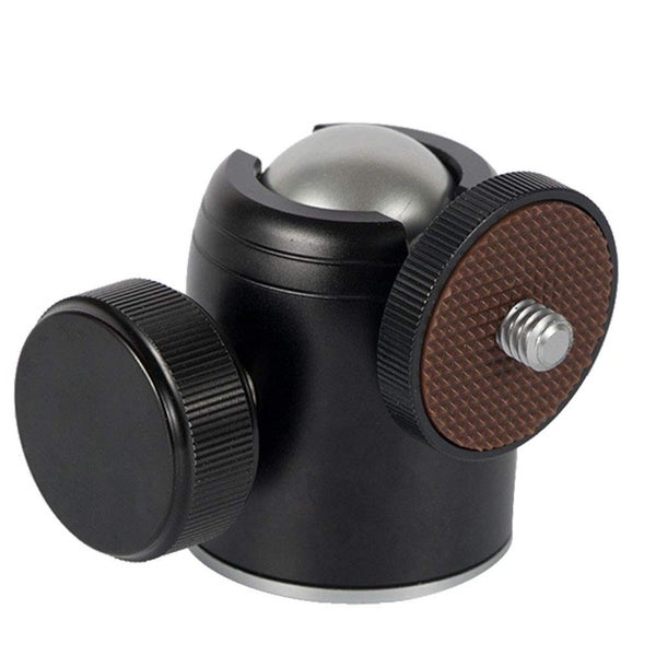 Tripod Mini Ball Head 360 Degree Metal Ballhead with 3/8" to 1/4" Screw Adapter Carousel 2