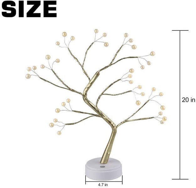 Desktop Lamp Desk Bedside Lampm, Tree Light with 36 LED Carousel 2