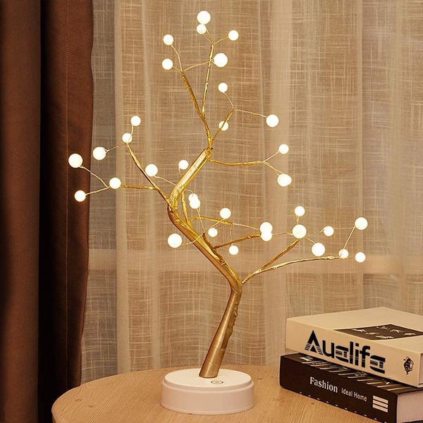 Desktop Lamp Desk Bedside Lampm, Tree Light with 36 LED Carousel 1
