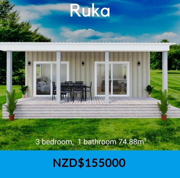 Kitset Home THREE BEDROOM Ruka Carousel 1