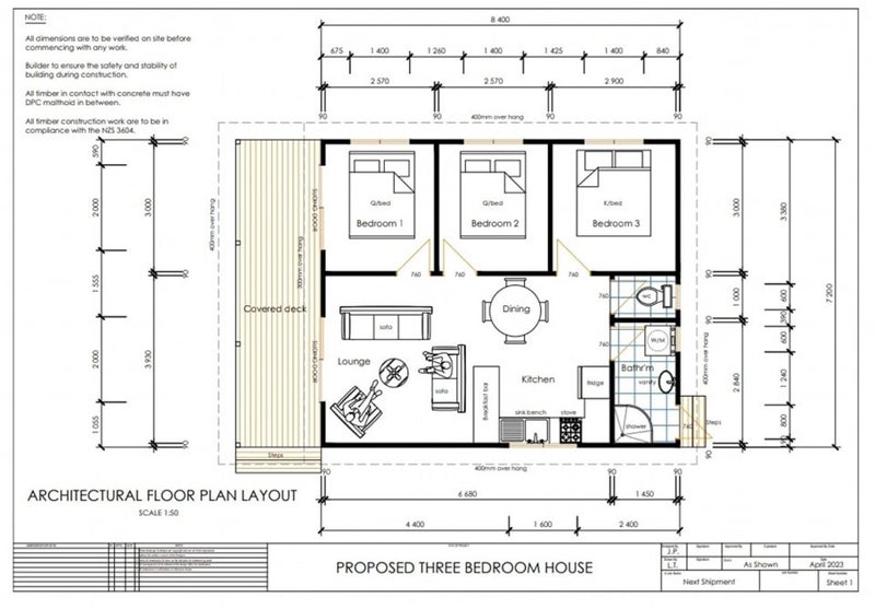 Kitset Home THREE BEDROOM Ruka Carousel 2