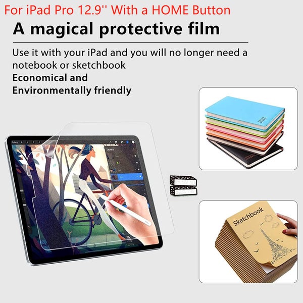 NEW iPad Screen Protector | Matte Writing PET Protective for iPad Pro 12.9'' Carousel 15