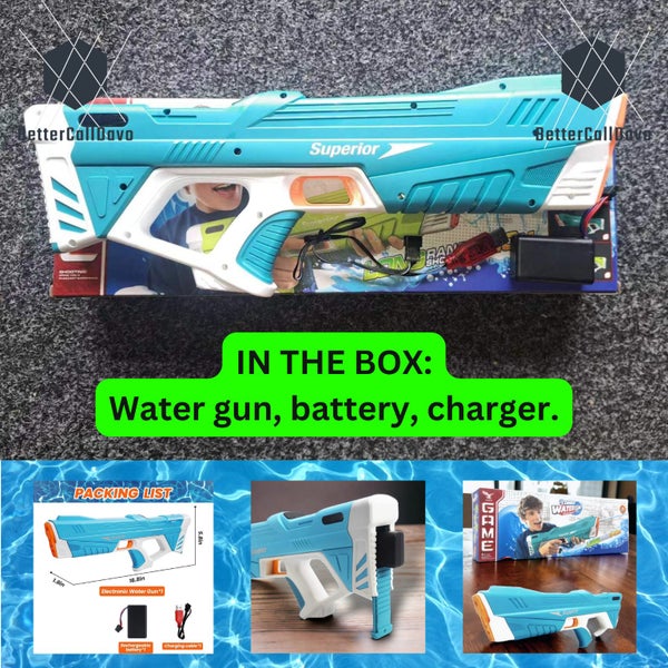 Electric Water Gun Blue - Superior - Large image 2