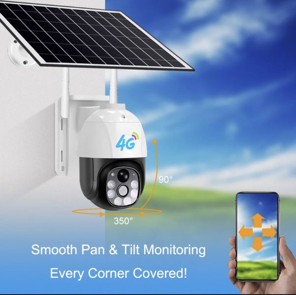 4G wireless solar security camera ** NZ Stock ** Carousel 2