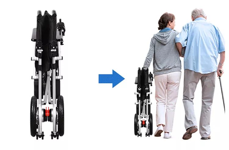 The most lightweight electric wheelchair for travel Carousel 2