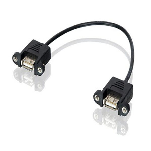 15Cm Usb 2 Wall Plate Mech Female To Female Carousel 1