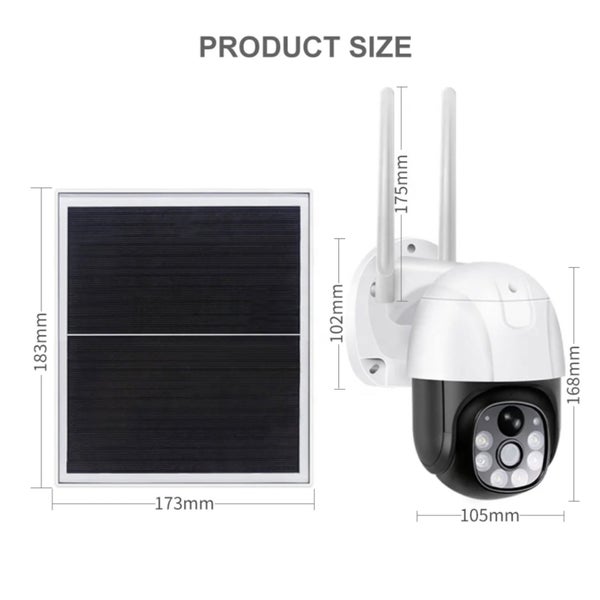 Solar Battery wifi Security Cameras Wireless Outdoor ** NZ Stock ** Carousel 2