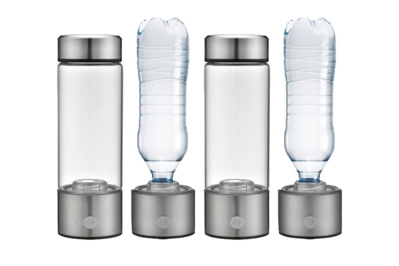 2Pcs Hydrogen Rich Water Ionizer Generator Bottle Cup USB Portable Mug Water Gen Carousel 1