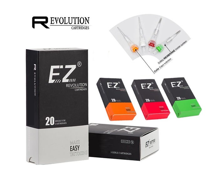 EZ REVOLUTION Cartridge Needles 20 x 1009 Magnum 1 Bugpin Carousel 1