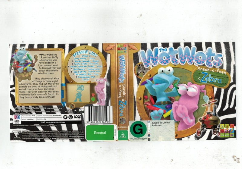 The WotWots Sneak a peek a Zebra Carousel 1