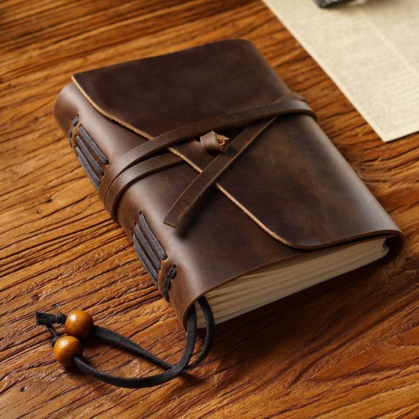 Vintage Leather Journal Notebook Planner I2507A1 Carousel 2