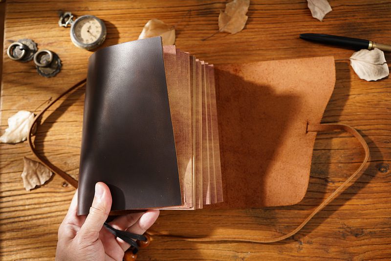 Vintage Leather Journal Notebook Planner I2507A1 Carousel 12