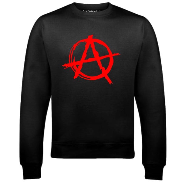 Men's Anarchy Symbol Sweatshirt Carousel 1