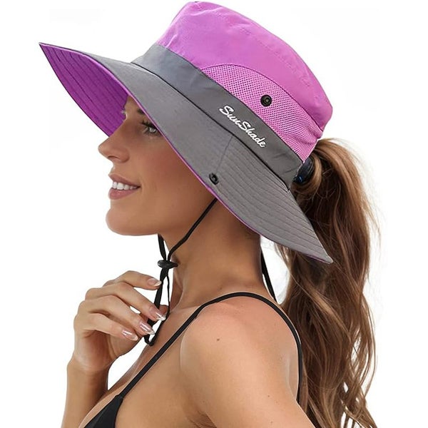 Ponytail Sun Hat Womens Fishing Hats i2491PP0 : BidBud